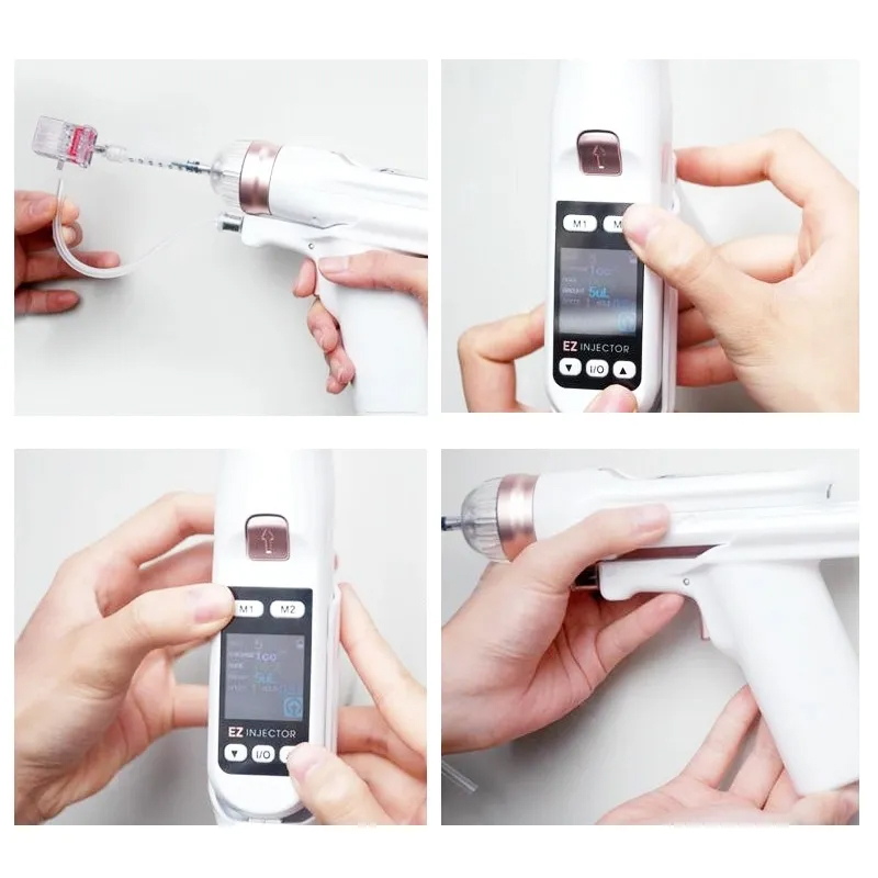 EZ Mesotherapy Injector Negative Pressure Hydrolifting Device For Skinbooster Injection